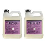 🧼 shop mrs. meyer’s clean day liquid hand soap refill, plum berry, 33 oz. (2 pack) logo