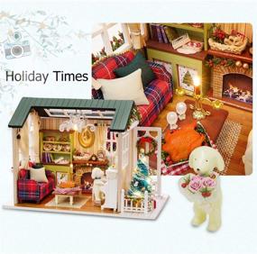img 3 attached to 🏠 Kisoy Romantic Dollhouse Miniature Creative