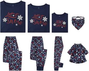 img 4 attached to 🎄 Cozy Up in Style with Matching Family Christmas Pajamas – Perfect Sizing Assured!