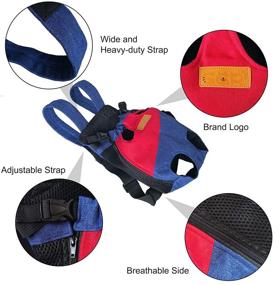 img 2 attached to GGR Dog Carrier Backpacks: Optimal Pet Carrier backpack for Traveling, Hiking, Camping, and Outdoor Adventures with Adjustable Front for Small Medium Dogs and Cats