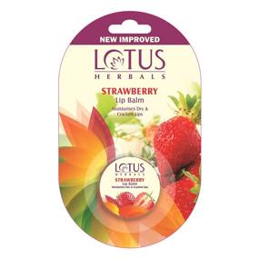 img 2 attached to 🍓 Strawberry Lotus Herbals Lip Balm - 5g for Nourished Lips