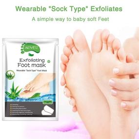 img 2 attached to 👣 Получите мягкие детские ножки с маской для ног "Foot Peel Mask" (3 штуки) - Эффективно очищает, удаляет мозоли и омертвелую кожу - Для мужчин и женщин, обогащенный алоэ вера!