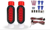 🛶 improved libra boat trailer guide - led submersible dot lights with easy installation on post pipe guide логотип