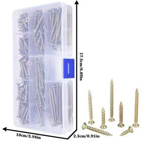 img 2 attached to 🔩 200-Pack Drywall Drilling Sheetrock Screws