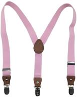 👶 stylish and comfortable elastic adjustable 1 inch suspenders for kids and baby boys girls in multi color logo