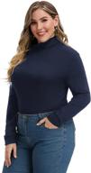 👚 lightweight women's turtleneck shirts - pullover for women, clothing, lingerie, sleep & lounge logo