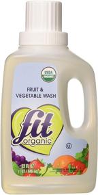 img 4 attached to Fit Organic 32 Oz Soaker Produce Wash: Natural Fruit and Vegetable Cleaner, Pesticide/Wax Remover - Pack of 3 Bottles