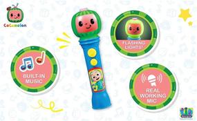 img 2 attached to Микрофон игрушка Cocomelon для детей с встроенной музыкой - идеальная музыкальная игрушка для малышей, отличный подарок для поклонников Cocomelon