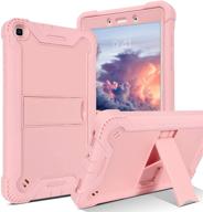 📱 bentoben galaxy tab a 8.0 case 2019 model sm-t290/t295, pink - heavy duty shockproof rugged hybrid tablet case with kickstand for samsung galaxy tab a 8.0 2019 logo