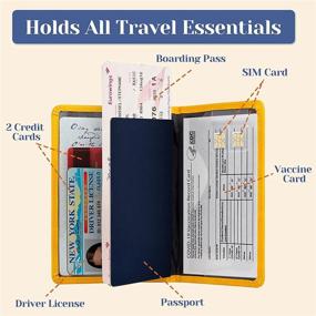 img 3 attached to Passport Vaccine Transparent Waterproof Protector Travel Accessories for Passport Wallets