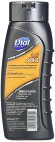 img 1 attached to Dial For Men Antibacterial Body Wash, Odor Armor 16 oz (Pack of 3): Fight Odor & Stay Fresh!