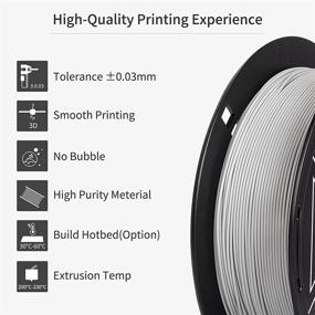 img 2 attached to BIQU PLA Matte Filament 1: 🖨️ Premium Additive Manufacturing Supplies for 3D Printing