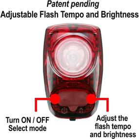 img 2 attached to 🚴 Cygolite Hotshot SL– 50 Lumen Bike Tail Light– 6 Night &amp; Daytime Modes– User-Adjustable Flash Rate– Compact Design– IP64 Water Resistant– Durable Secure Mount– USB Rechargeable– Ideal for High-Traffic Roads