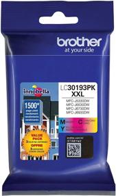 img 2 attached to Принтер Brother LC30193PK с чернилами супер-высокого качества XXL 3-пакет - 1 Ea: голубые / пурпурные / желтые чернила