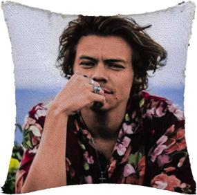 img 2 attached to 🎉 Nalosun Funny HarryS-Style Sequin Pillowcase: The Perfect Harry-Style Birthday Gift!