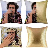 🎉 nalosun funny harrys-style sequin pillowcase: the perfect harry-style birthday gift! logo