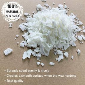 img 2 attached to 🕯️ Soy Wax Candle Making Kit: Complete Supplies including Pot, Wicks, Sticker, Tins, Soybean Wax, Spoon & More