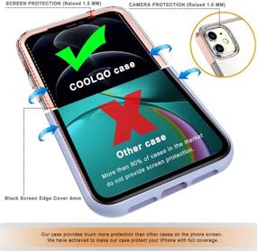 img 1 attached to COOLQO Compatible For IPhone 12 /IPhone 12 Pro Case 6 Cell Phones & Accessories