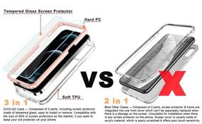 img 3 attached to COOLQO Compatible For IPhone 12 /IPhone 12 Pro Case 6 Cell Phones & Accessories