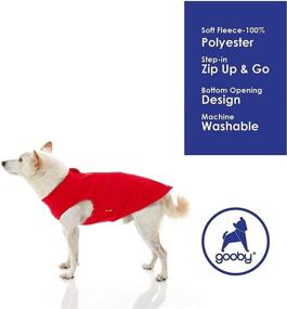 img 1 attached to Warm Step-In Dog Sweater - Gooby Zip Up Fleece Jacket for Small to Medium Dogs - Perfect for Indoor and Outdoor Use on the Go