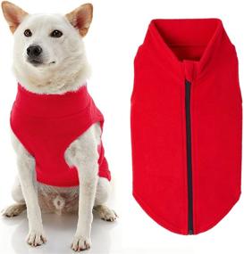 img 4 attached to Warm Step-In Dog Sweater - Gooby Zip Up Fleece Jacket for Small to Medium Dogs - Perfect for Indoor and Outdoor Use on the Go