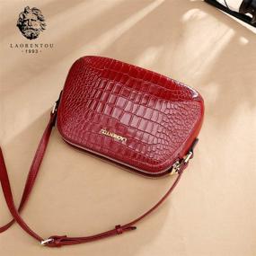 img 1 attached to 👜 Women's Hobo Bags: Genuine Leather Crocodile Pattern Handbags & Wallets Duo