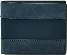 img 4 attached to 💼 Fossil Men's Black Bifold Wallet - Wallets, Card Cases & Money Organizers for Men