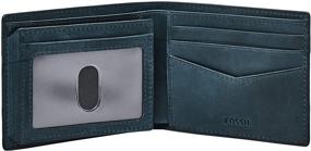img 2 attached to 💼 Fossil Men's Black Bifold Wallet - Wallets, Card Cases & Money Organizers for Men