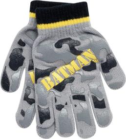 img 1 attached to DC Comics Batman Winter Mittens Boys' Accessories ~ Cold Weather