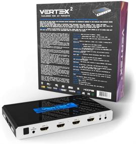 img 3 attached to 🔌 HDFury 4K Vertex²: Высокопроизводительный 18Gbps 4K HDR Splitter, HDMI / eARC аудиоэкстрактор, автоматический переключатель с поддержкой четырех источников входного сигнала - управляемый через Safari / Chrome