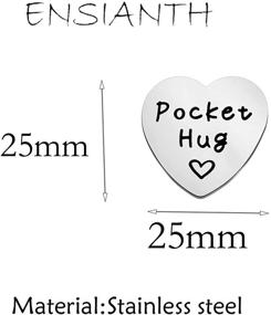 img 3 attached to 💑 ENSIANTH Pocket Hug Token: Perfect Valentine's Day Gift for Long Distance Relationships!