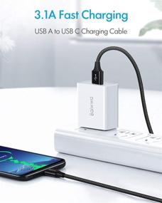 img 1 attached to ⚡ Baiwwa Braided Charger: Compatible Industrial Electrical Charging Solution