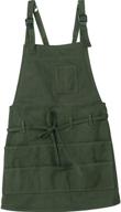 👨 mylifeunit canvas artist apron with convenient pockets for adults logo