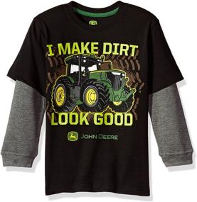 img 1 attached to John Deere Little Boy Long Sleeve Tee: High-Quality Comfort for Your Little One