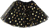 🌸 jastore baby girls' polka dot tutu sparkly ballet triple layer tulle dance skirt logo