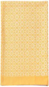 img 3 attached to 🌻 ANA Eco-Friendly Cotton Kitchen Dish Cloth Towels – Geometric Yellow Print, Set of 4, Stripe and Pattern – Highly Absorbent, 20x28 inch – Enhance Your Kitchen's Allure