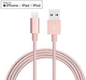 img 2 attached to 🔌 Apple MFI Certified Lightning iPhone Charger Cable - Compatible with iPhone 8/8 Plus/X/XS/XS Max/XR/7/7 Plus/SE/6/6 Plus/6S/6S Plus/5/5C/5S