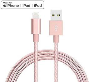 img 3 attached to 🔌 Apple MFI Certified Lightning iPhone Charger Cable - Compatible with iPhone 8/8 Plus/X/XS/XS Max/XR/7/7 Plus/SE/6/6 Plus/6S/6S Plus/5/5C/5S