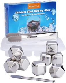 img 4 attached to 🥃 11-Piece Whiskey Stones Gift Set - Reusable Metal Stainless Steel Whiskey Cubes with Ice Cube Tray and Tongs - Ideal Whiskey Gifts for Men: Dad, Husband - Perfect Fathers Day Gifts