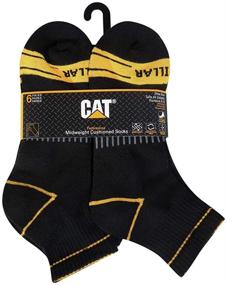 img 2 attached to Комплект из 6 пар носков-четверток Caterpillar с подушечками, среднего размера.