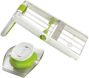 img 4 attached to 🥬 Chef'n SleekSlice Collapsible Hand-Held Mandoline Slicer (Arugula)