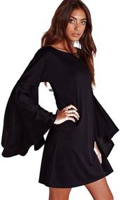 img 3 attached to VIVICASLTE Flare Sleeve Blouse Dress Women's Clothing and Dresses