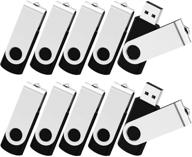 💻 карандаш памяти kootion 10-pack 8gb usb flash drive 8g. дизайн в виде брелка на цепочке. черный. логотип