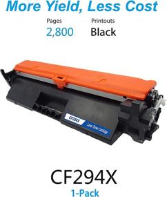 img 3 attached to 🖨️ MM Much & More Compatible 294X CF294X Toner Cartridge 94X CF294A 94A 294A for HP M118DW MFP M148DW 148FDW M149FDW Printer (1-Pack, High Yield, Black)