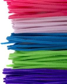 img 3 attached to 🌈 Vibrant Multicolor Pastel Bendi Sticks: 200 Pack by Horizon Group USA - Craft with Chenille Stems & Fuzzy Sticks!