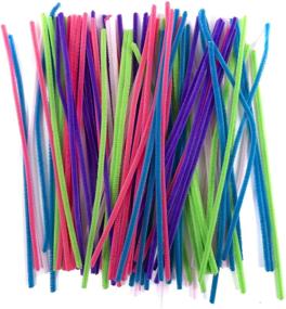 img 2 attached to 🌈 Vibrant Multicolor Pastel Bendi Sticks: 200 Pack by Horizon Group USA - Craft with Chenille Stems & Fuzzy Sticks!