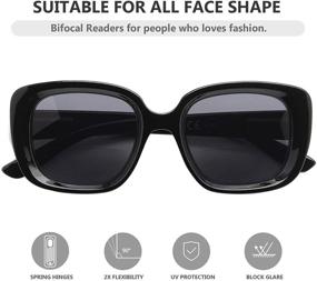 img 1 attached to Eyekepper 4 Pack Bifocal Sunglasses Readers
