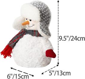 img 3 attached to ❄️ Marwood Cute Door Stopper: Festive Snowman Design for Home and Office, Christmas Decorative Door Stops and Holiday Decorations