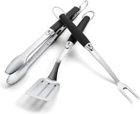 img 4 attached to 🔥 Enhance Your Grilling Experience with the Weber 3-Piece Tool Set