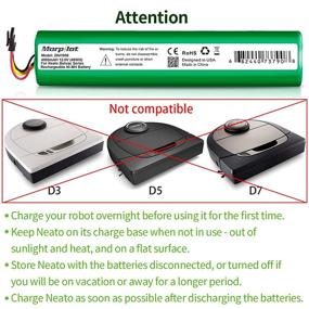 img 3 attached to 🔋 High-Capacity 4000mAh 12V NiMh Replacement Battery for Neato Botvac Series 70e, 75, 80, 85 and Botvac D Series D75, D80, D85 (Not Compatible with Neato D3 D5 D4 D7)